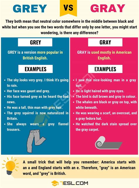 Gray vs. Grey: How to Choose the Right Word .
